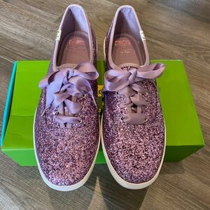 Keds x Kate Spade Glitter Champion Shoes size 9.5